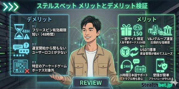ステルスベット メリット・デメリット